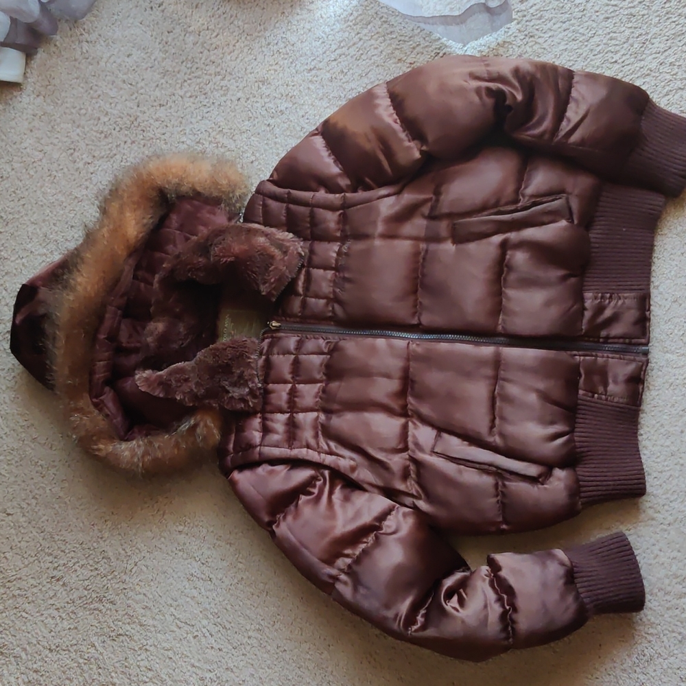 US Polo puff brown jacket M/L